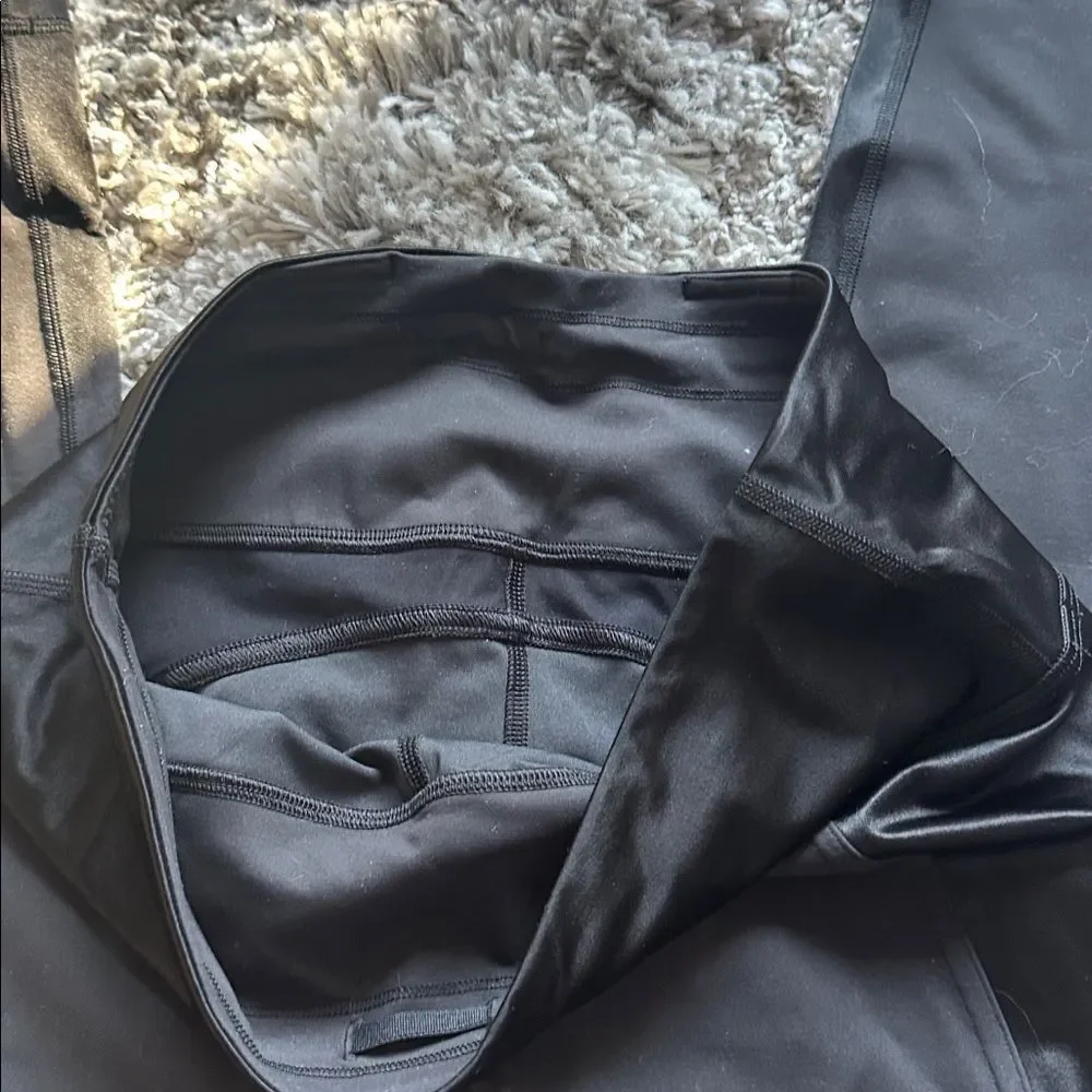 Lululemon Satin Panel Wunder train 25” leggings